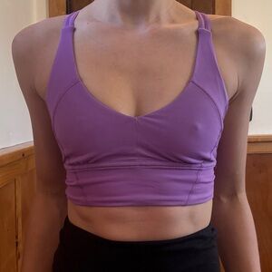 Lululemon Athletica Purple Strappy Back Sports Bra